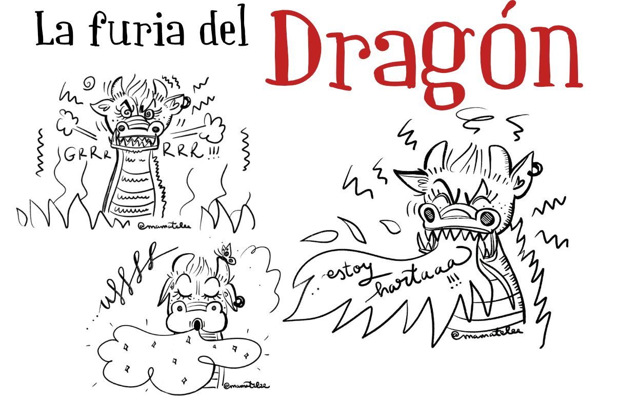 Ilustraciones de la furia del dragón